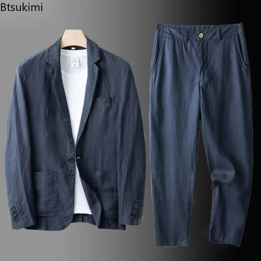 R&Z PremiumcLinen Bussiness Suit