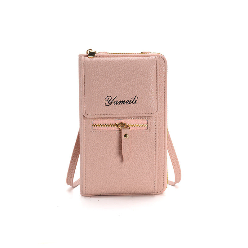 Lychee Pattern Multifunctional Zipper Wallet & Bag