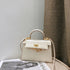 2020 New Mini Leather CK Kelly Handbag for Women - White