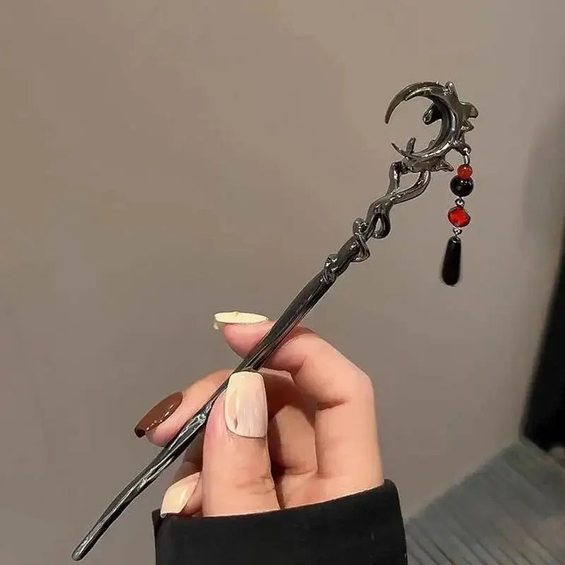 2026 New Chinese Style Butterfly Flower Tassel Hair Stick for Women Vintage Metal Hanfu Chopstick Hair Sticks Hair