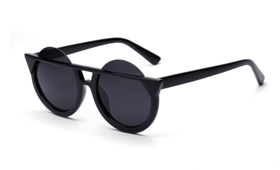 Half-Round Cat Eye Sunglasses