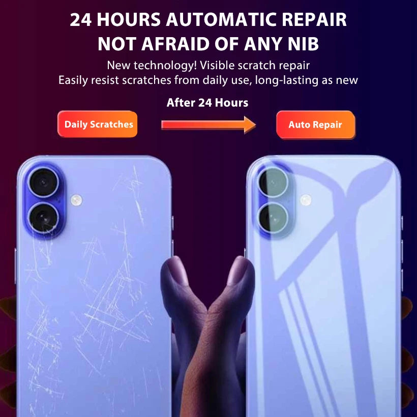 R&z - Hydrogel Film For iPhone 16 15 Pro Max 13 14 12 11 XS XR 7 8 Plus Soft Clear Screen Protector