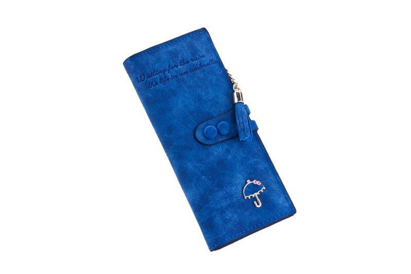 Korean Long Zipper Wallet with Multi-Handle Design