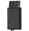 RFID Blocking Automatic Leather Wallet with ID Windows