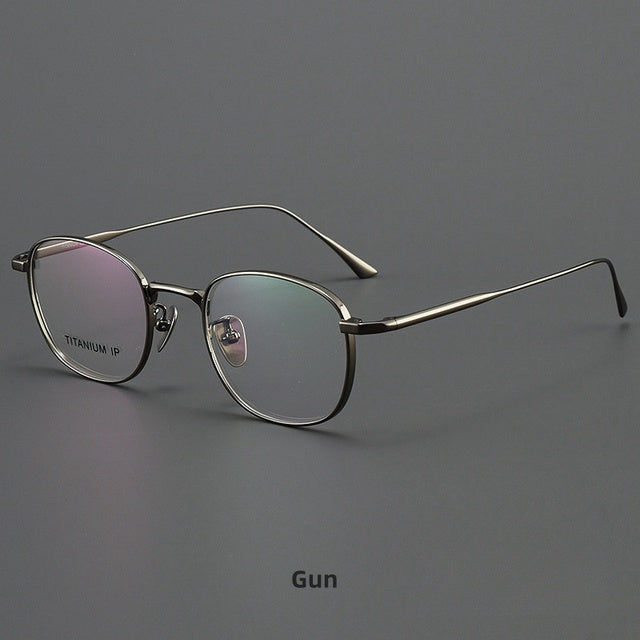 R&z - Round Pure Titanium Mens Glasses Frame