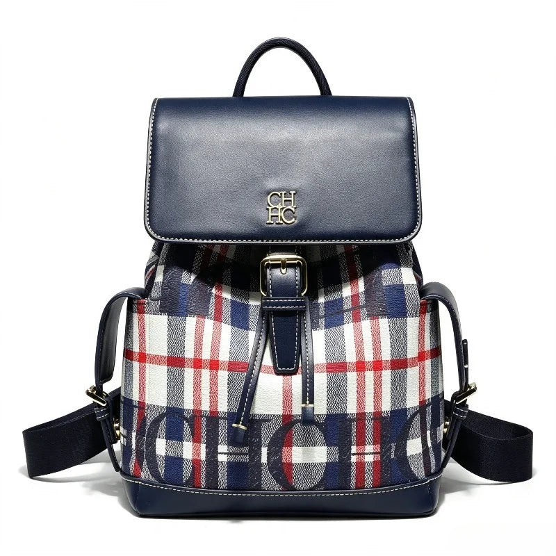 Fashion Color Block Backpack