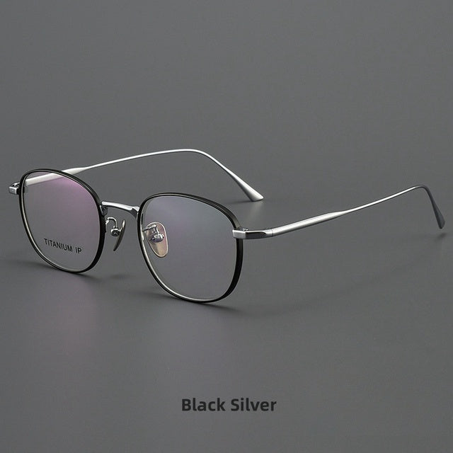 R&z - Round Pure Titanium Mens Glasses Frame