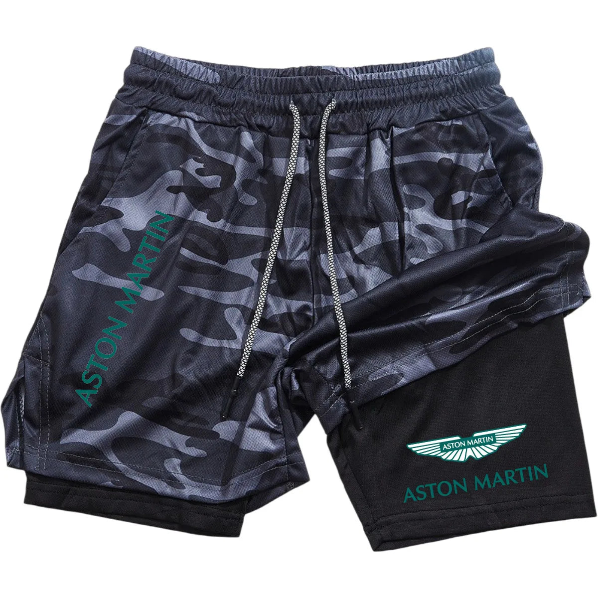 R&z - Aston Martin Logo Sport Shorts