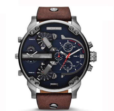 R&z - Watch with Leather Strap