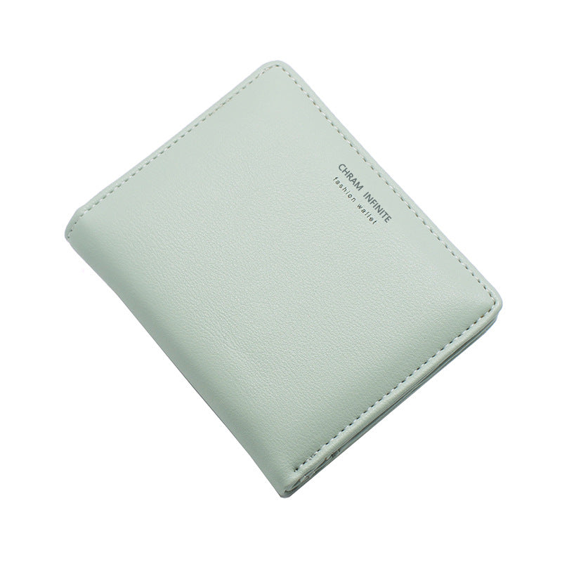 Korean Letters Slim Lightweight Wallet