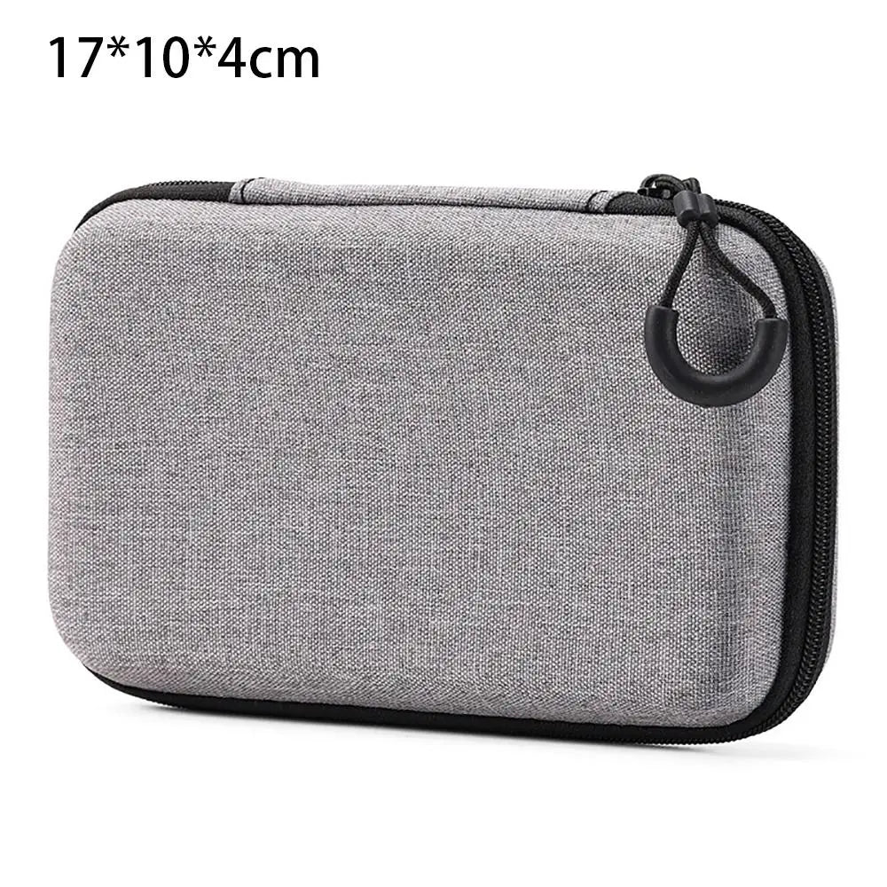 R&z - Bag Pouch Carrying Bag Zipper Earphone Case For Airpod Earphone/Phone/Charging Cable