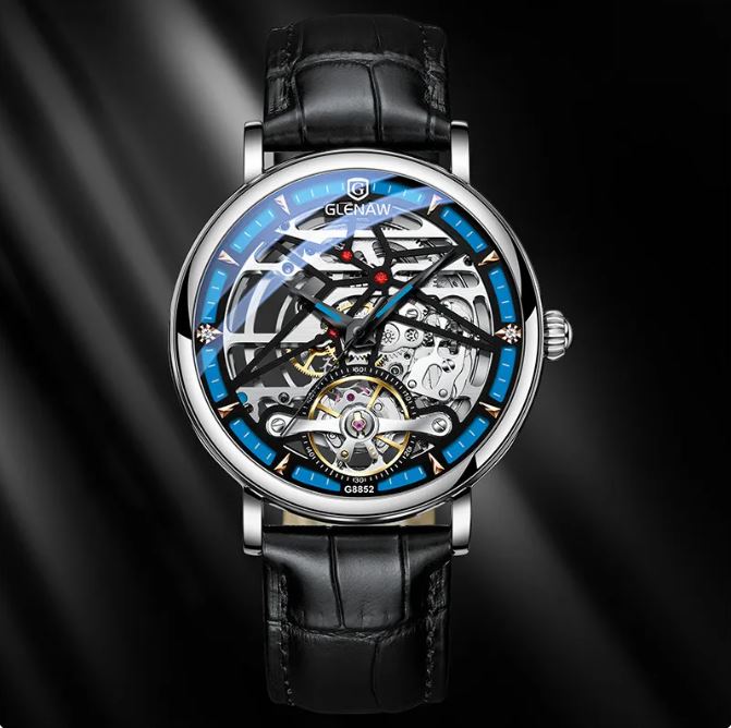 R&amp;Z Glenn Automatic Skeleton Mechanical Watch
