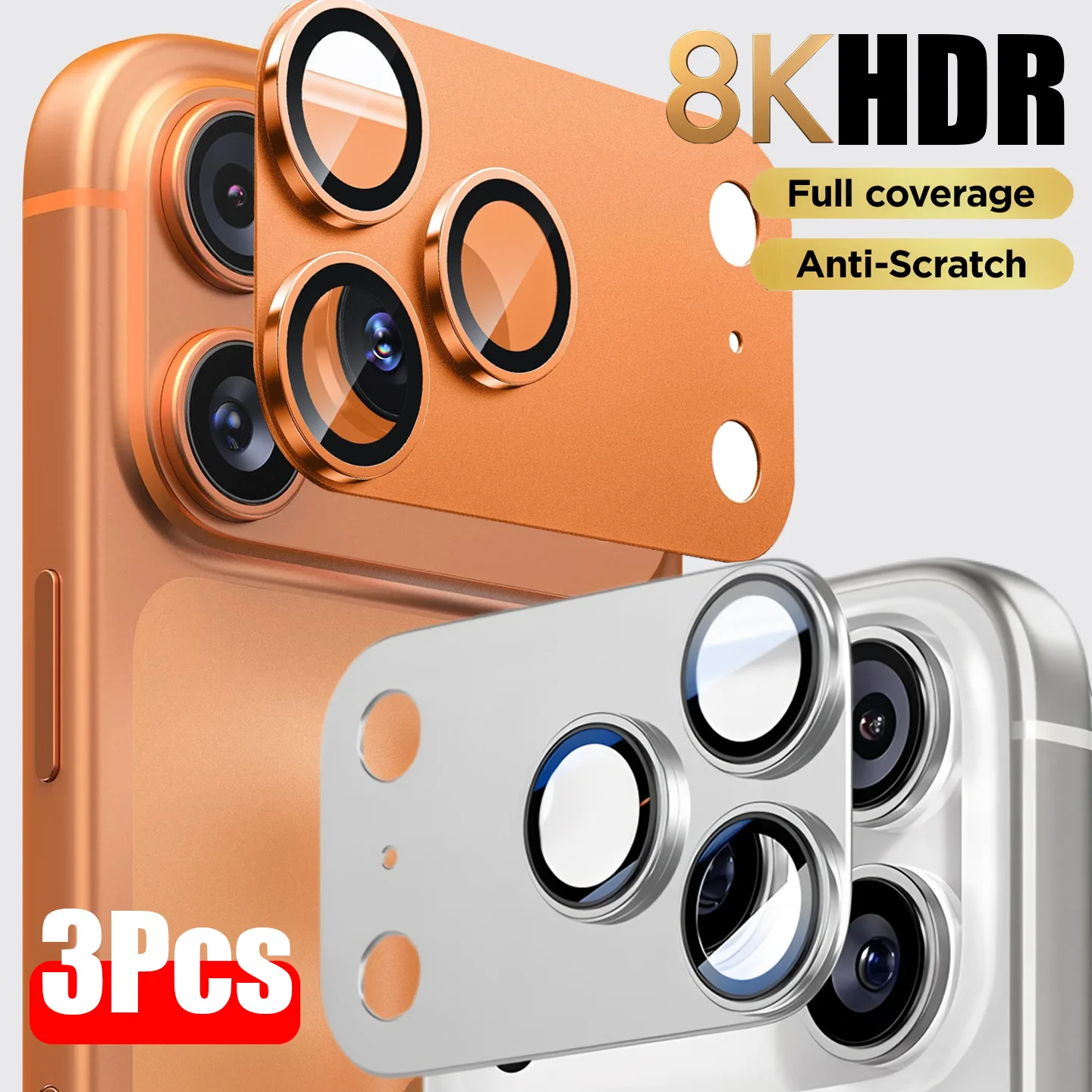 R&z -  Glass Camera Protector for iPhone 17 Pro Max Lens Protection For iPhone 17 Pro Air Phone Lens Cover