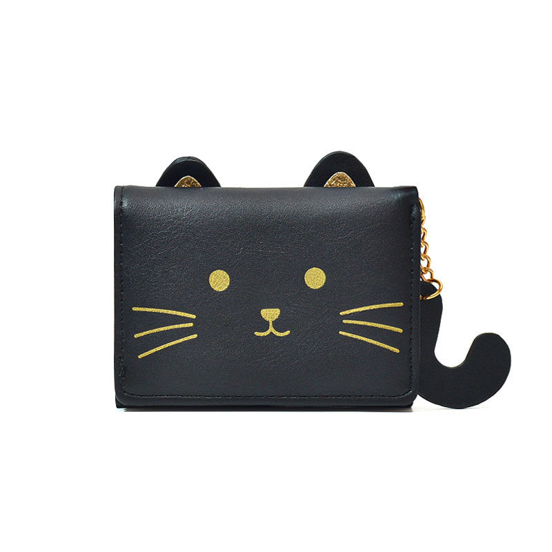 Cute Cartoon Female PU Wallet for Students