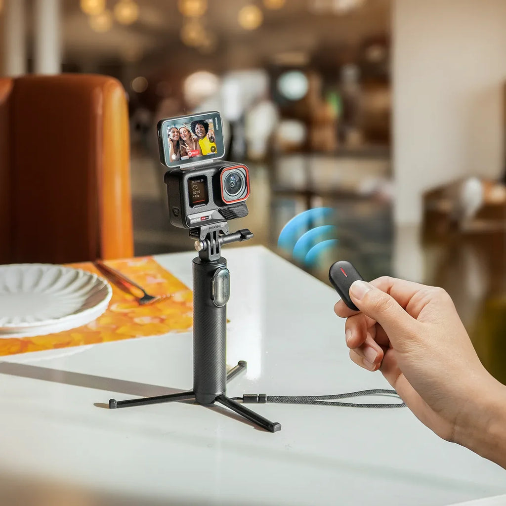 Portable Mini Selfie Stick For Insta360, 2.0 Compact Tripod 1/4 Screw Mount for X4 Air GO Ultra Ace Pro 2 Link