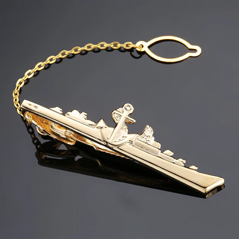 R&z - tie clips aircraft ships machine guns model clips business suits shirts accessories