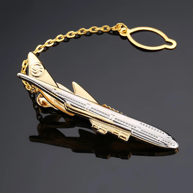 R&z - tie clips aircraft ships machine guns model clips business suits shirts accessories