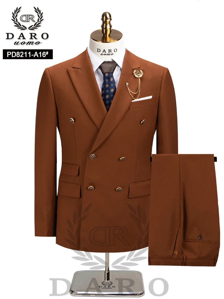 R&z - Slim Fit Formal Business Work Wear Suits 2Pcs Set (Jacket+Pants)