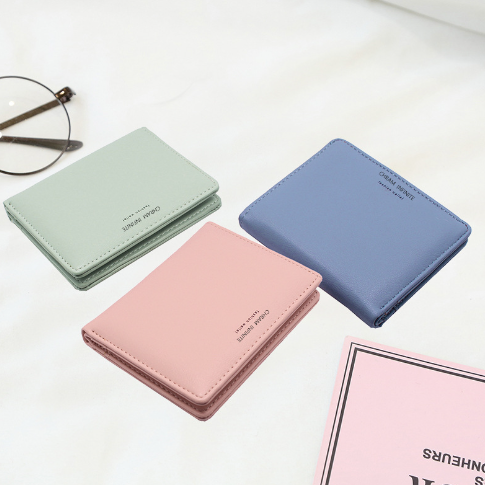 Korean Letters Slim Lightweight Wallet