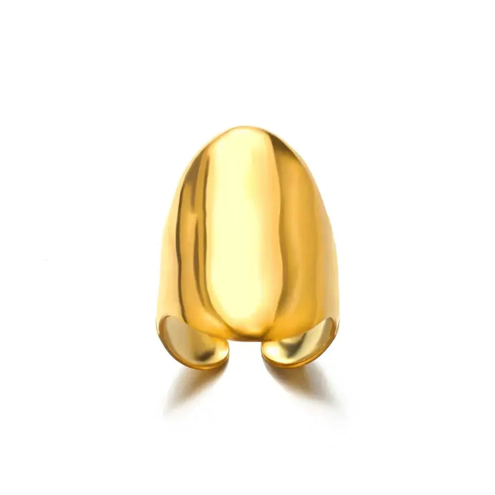 316L Stainless Steel Rings for Women Gold Color Never Fade Luxury Classic rings wedding couple rings Jewelry Free