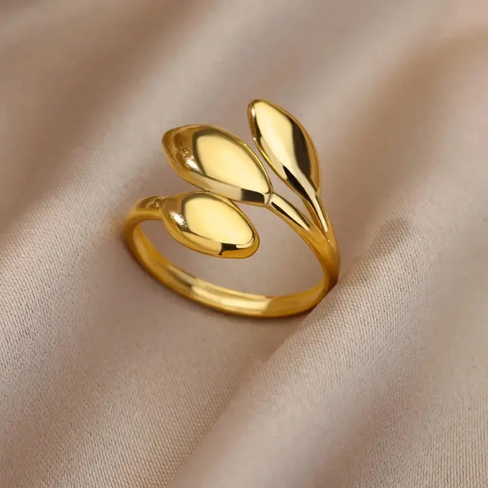 316L Stainless Steel Rings for Women Gold Color Never Fade Luxury Classic rings wedding couple rings Jewelry Free