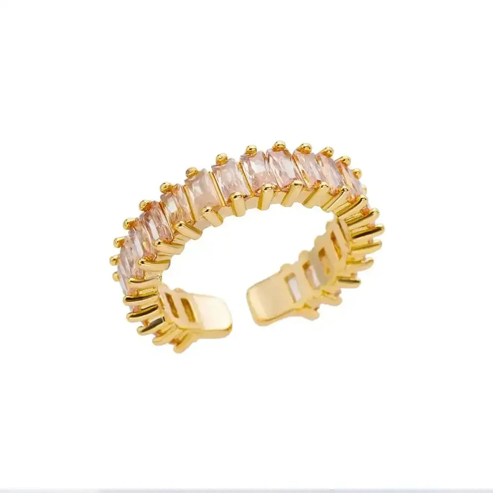 316L Stainless Steel Rings for Women Gold Color Never Fade Luxury Classic rings wedding couple rings Jewelry Free