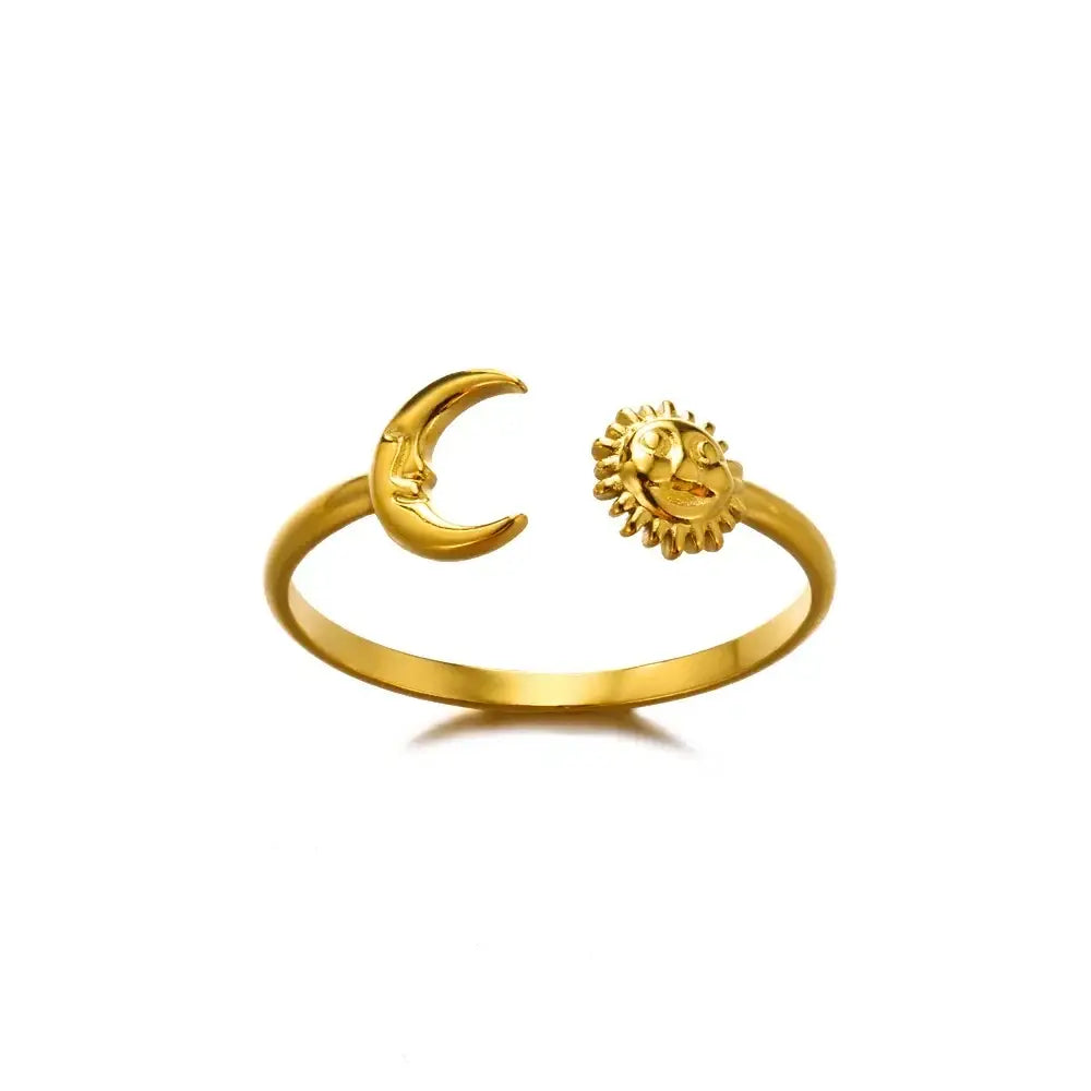 316L Stainless Steel Rings for Women Gold Color Never Fade Luxury Classic rings wedding couple rings Jewelry Free