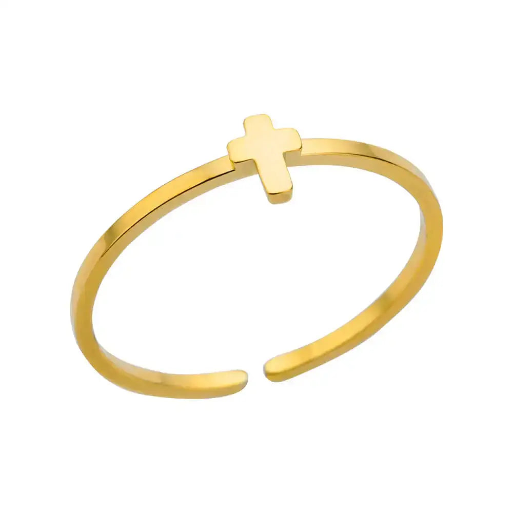 316L Stainless Steel Rings for Women Gold Color Never Fade Luxury Classic rings wedding couple rings Jewelry Free