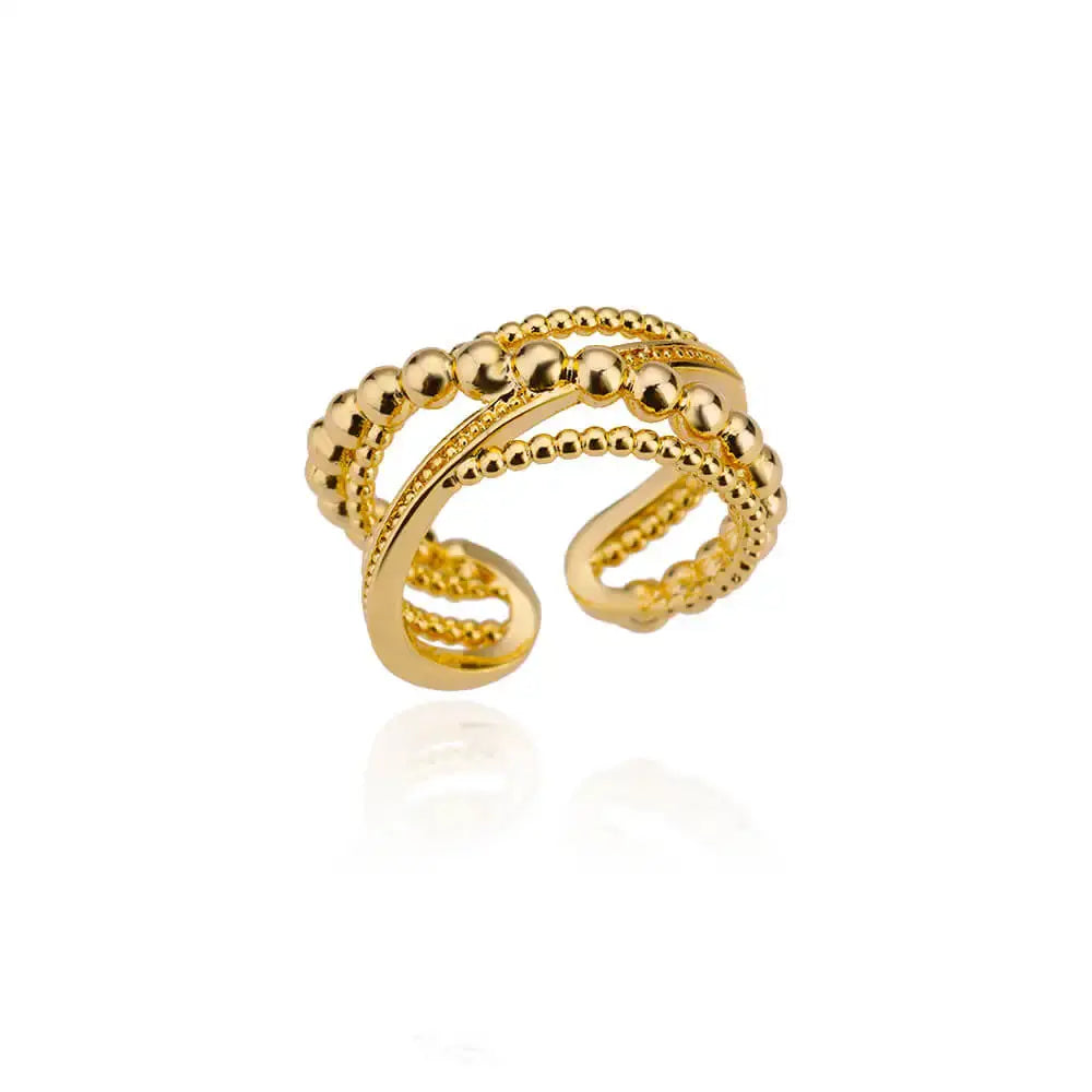 316L Stainless Steel Rings for Women Gold Color Never Fade Luxury Classic rings wedding couple rings Jewelry Free