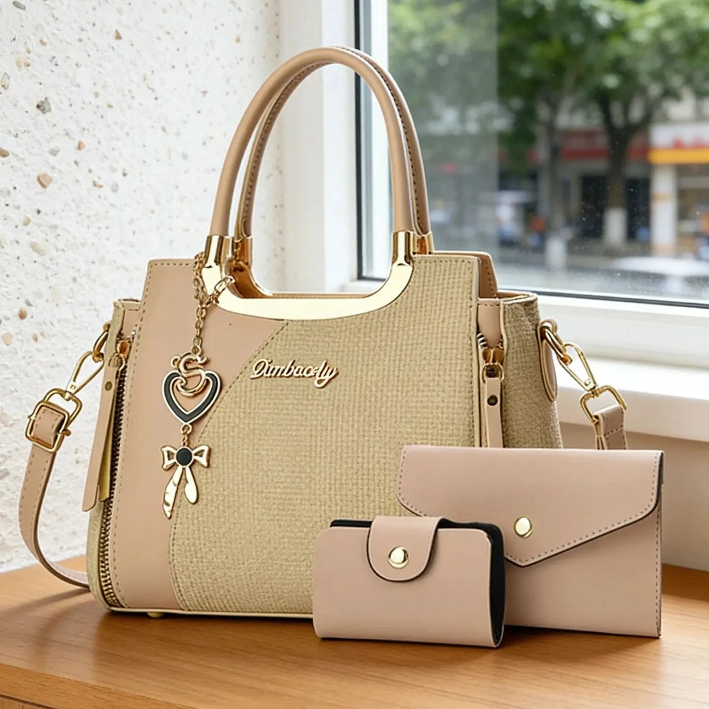 Elegant Women's Handbag Set, Multi-Color Messenger Bags, Casual PU Material, Perfect for All Seasons, Ideal Gift for Mothers Day
