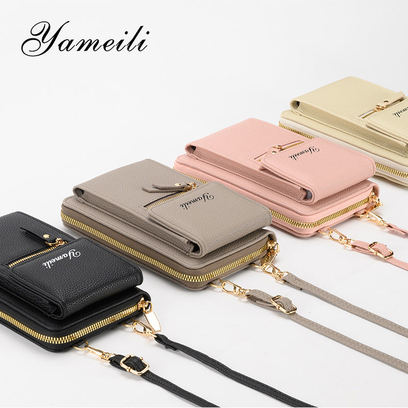Lychee Pattern Multifunctional Zipper Wallet & Bag