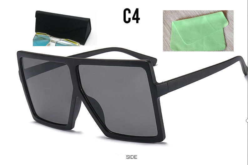 Square Large Frame Sunglasses for Women