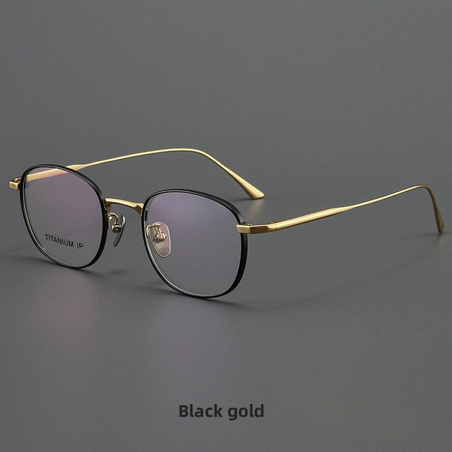 R&z - Round Pure Titanium Mens Glasses Frame