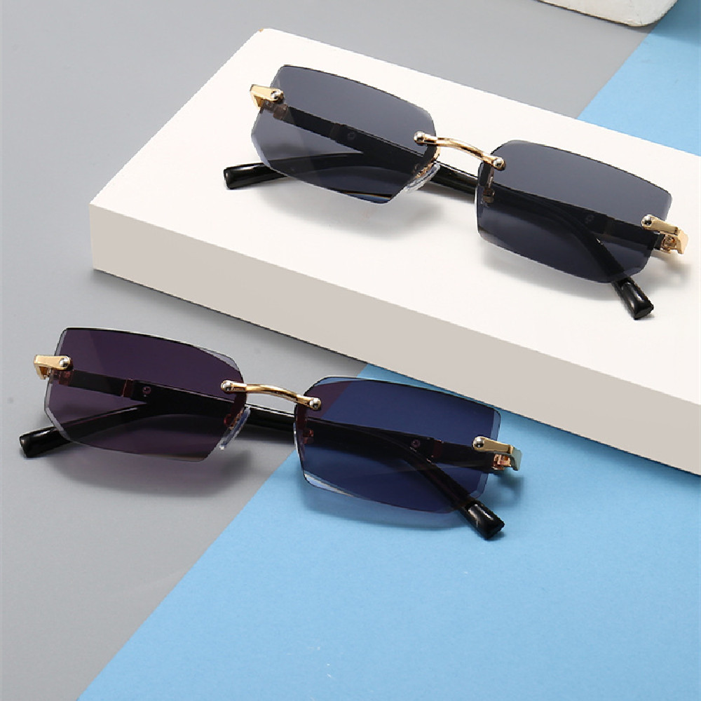 R&Z - Rimless Fashion Sunglasses for Women