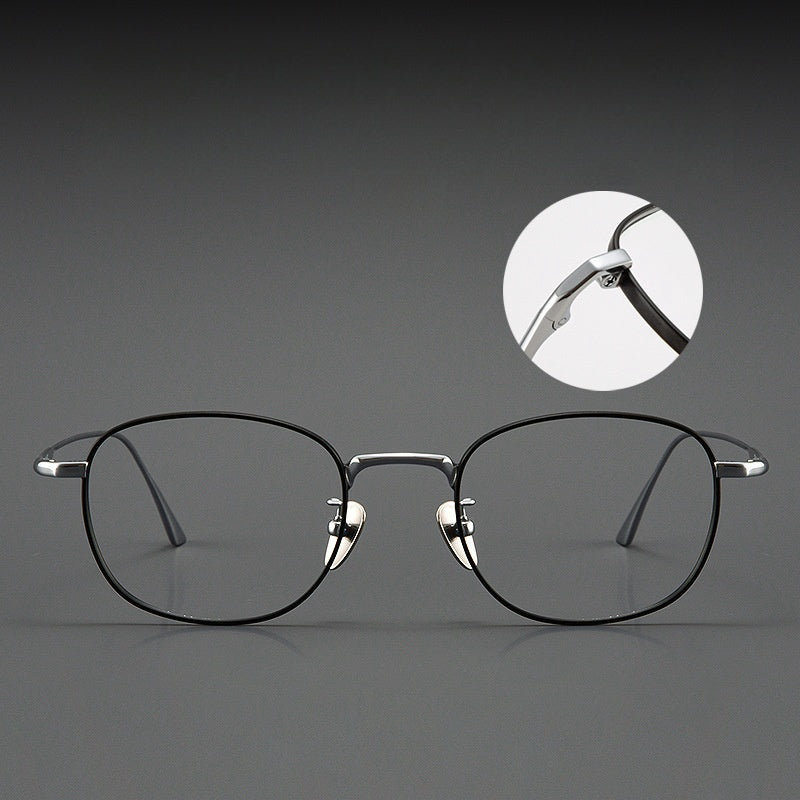 R&z - Round Pure Titanium Mens Glasses Frame