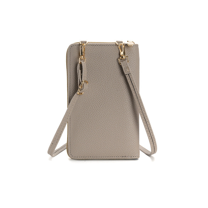 Lychee Pattern Multifunctional Zipper Wallet & Bag