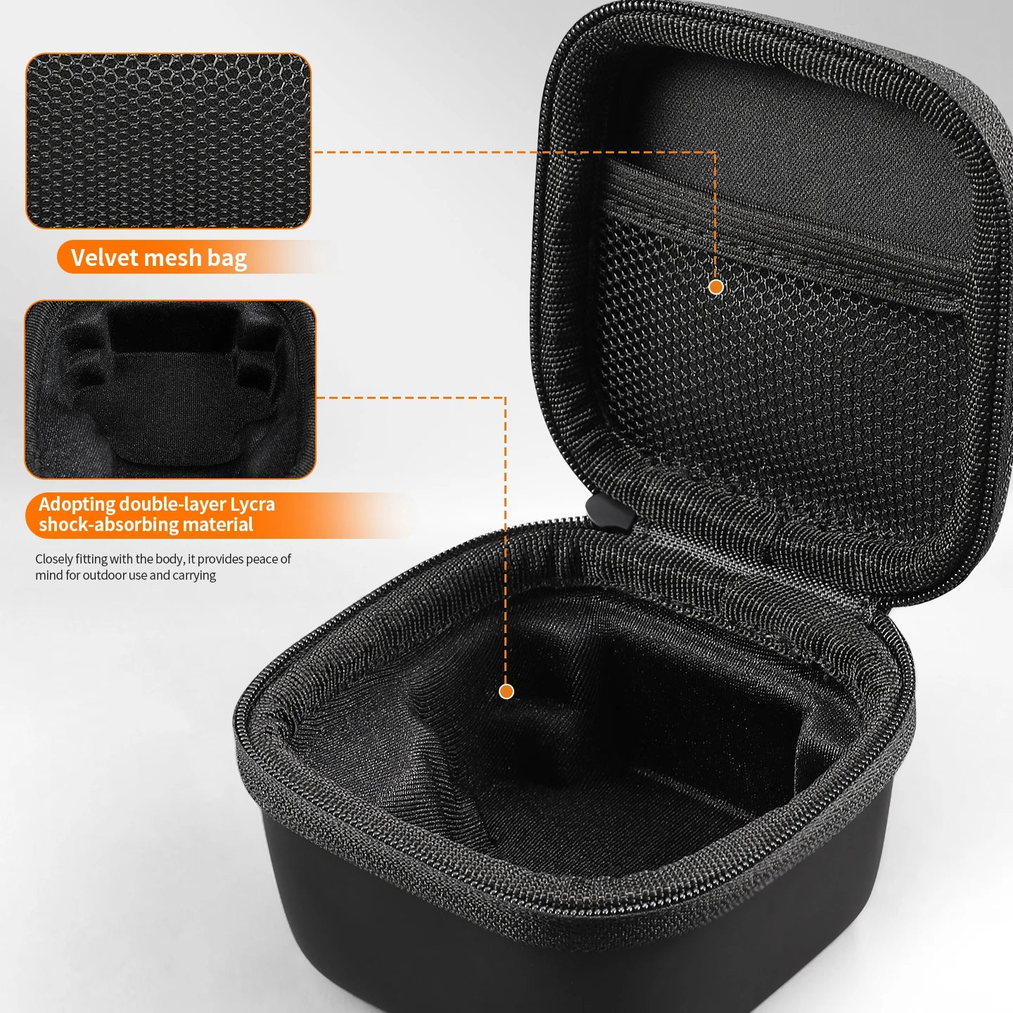 Portable Storage Bag For Insta360 Link 2/2C/2PRO Camera Accessories EVA Hard Shell Case Anti-Scratch Protective Box Travel Box