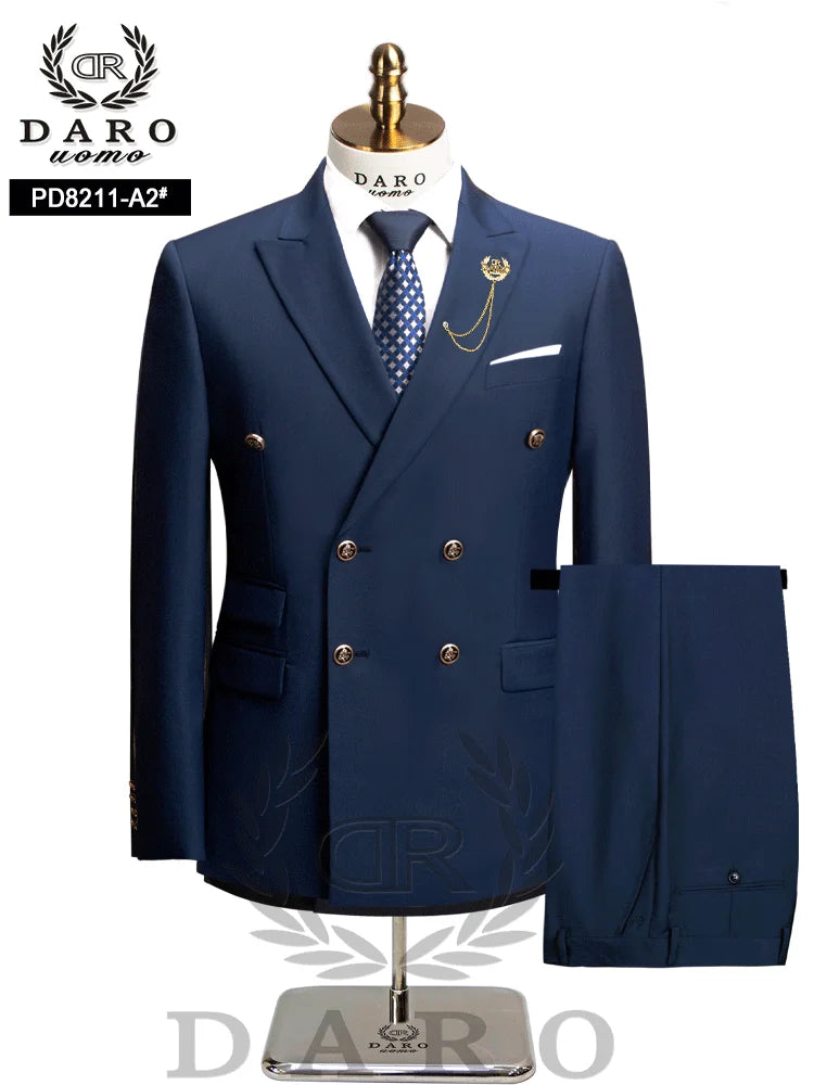 R&z - Slim Fit Formal Business Work Wear Suits 2Pcs Set (Jacket+Pants)