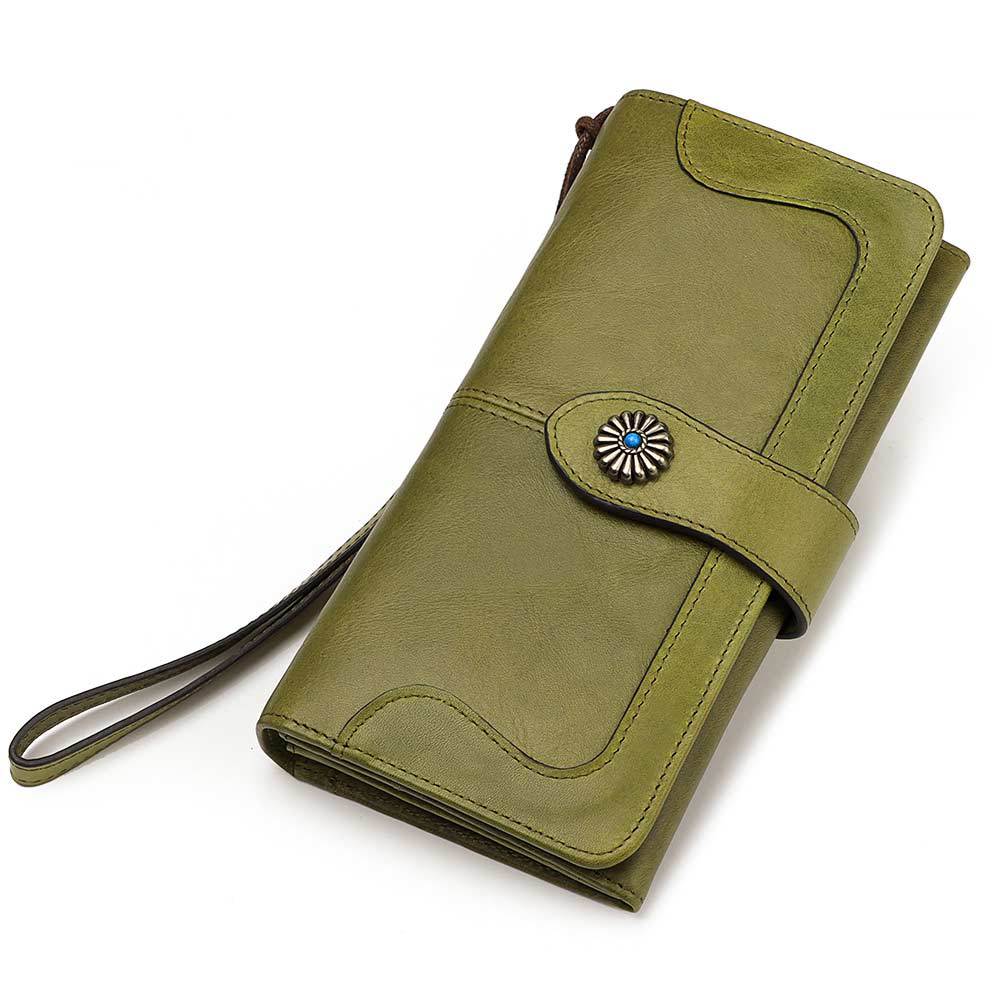 Three Color Leather Wallet Pocket for Mobile Phones