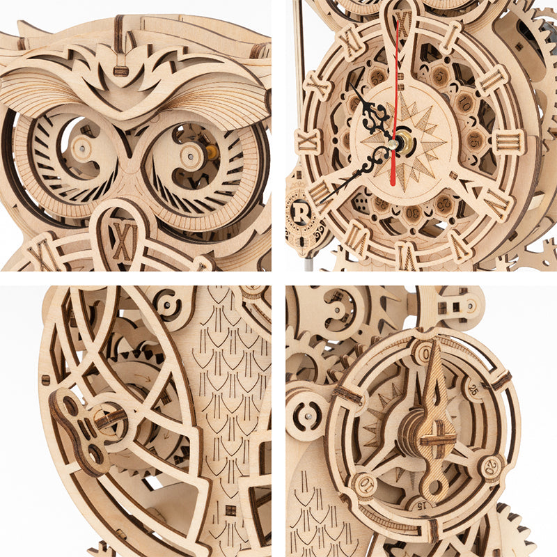 R&Z - Mechanical Clock Model for Home Decor