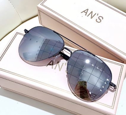 R&z - Sunglasses with Semi-Framed Edge Design