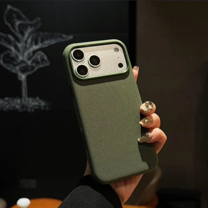 Luxury Tech Woven Magnetic Case for Iphone 17 Air 16 15 Plus 14 13 12 11 Pro Max TechWoven for Magsafe Wireless Charging Cover