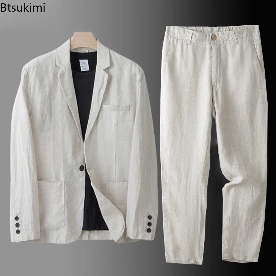 R&Z PremiumcLinen Bussiness Suit