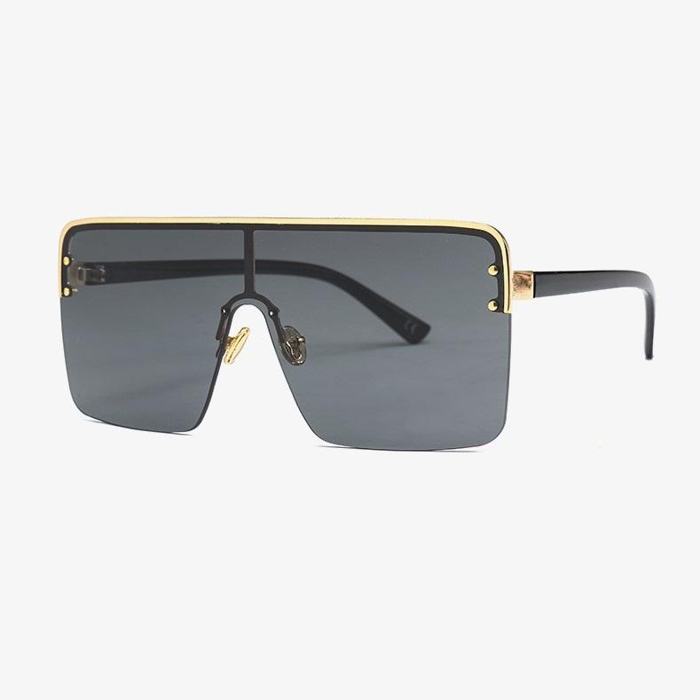 R&Z - Oversized Sunglasses with One-Piece Lenses
