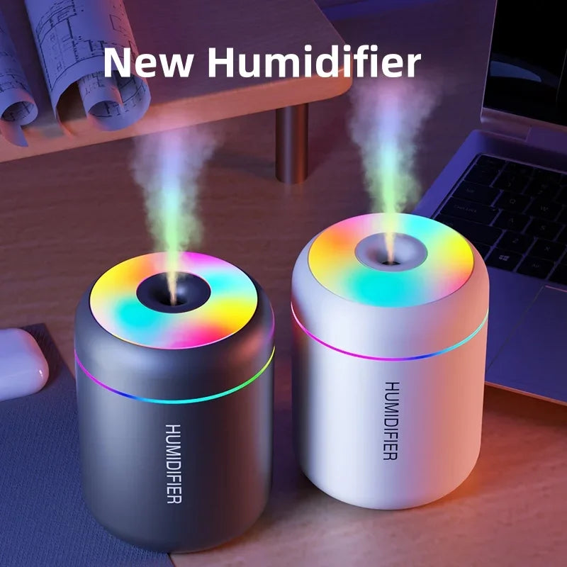 R&z -  USB Electric Aroma Diffuser Essential Oil Purifier Aromatherapy Mist Maker Lights For Car Home Bedroom