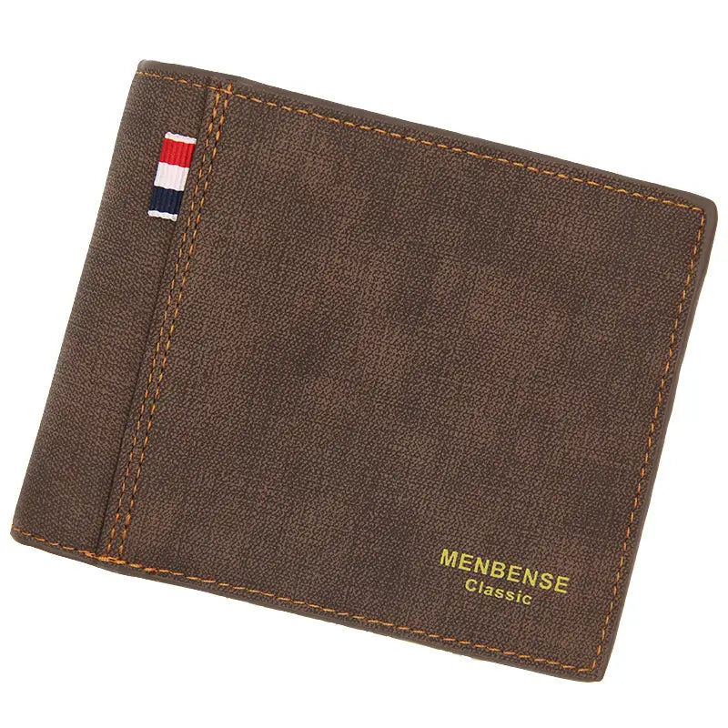 New Matte Men’s Wallet - Short & Multifunctional Design