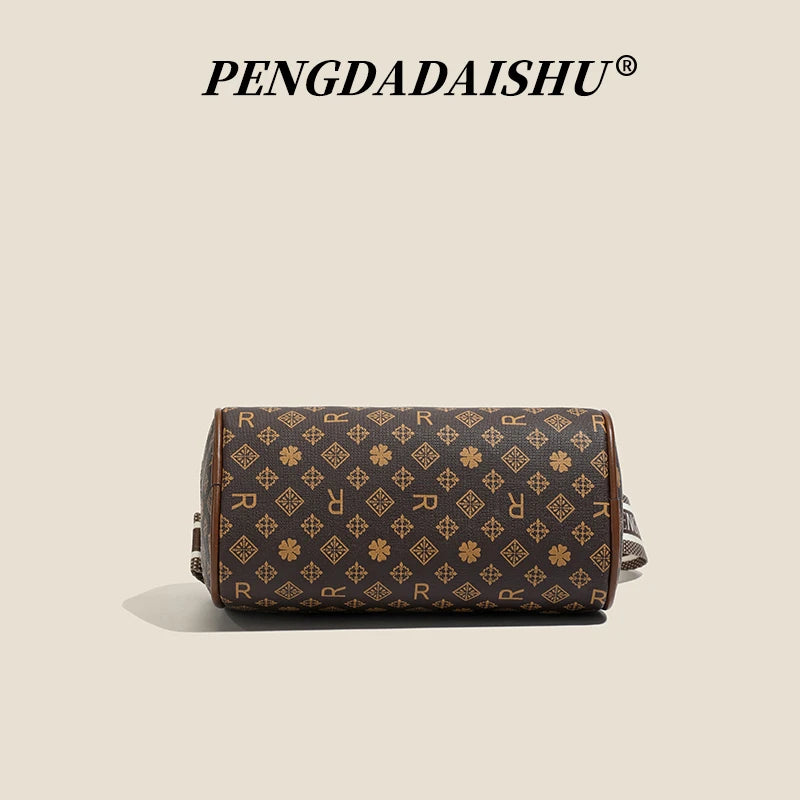 Women's Alphabet Print Shoulder Bag