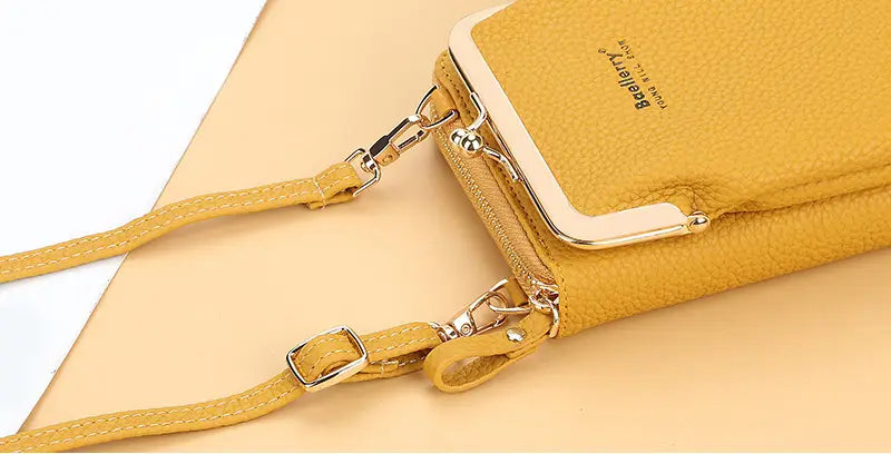Fashionable Women’s Messenger Bag with Lock Wallet