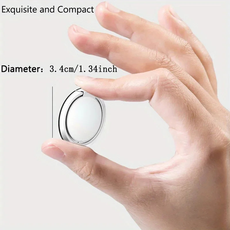 R&z - Luxury Metal Mobile Phone Holder Foldable Car Bracket  Cellphone
