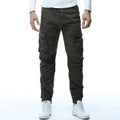 R&Z - Tethered Elastic Waist Casual Cargo Pants